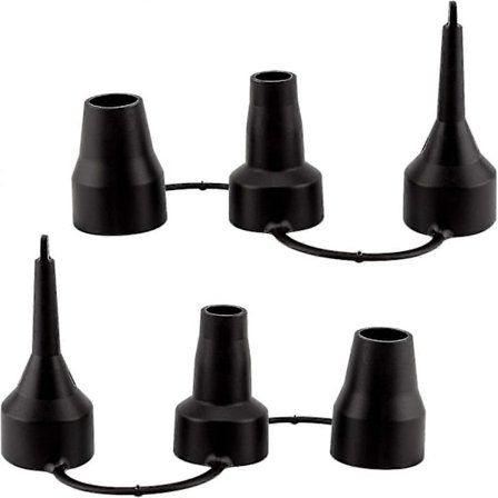 2 Pakk Erstatningsdyse Luftpumpe Dyser 3 Størrelser Adapter Plastdyse For Oppblåsbar Bassengsofa Luftmadrass Luftmadrass (0,25 tommer, 0,68 tommer, 
