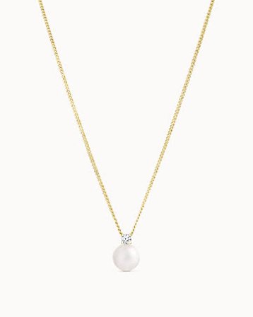 Poppy pärlhalsband i 18K guldguld