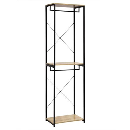 Rootz multifunktionelt tøjstativ - Organizer - Tøjstativ - Moderne design - Holdbar konstruktion - Rigelig opbevaring - 40 cm x 213 cm x 60 cm