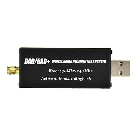 DAB/DAB+ -radio autonäytön multimediasoittimelle Yleinen auton DAB-radion vastaanotinviritin USB-liitäntä