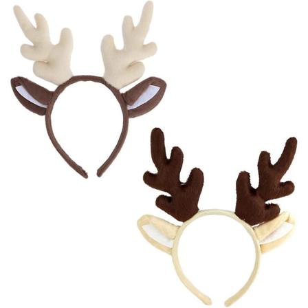 De nya 2-pack horn-ren-pannbanden för jul, fest, Carn