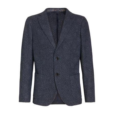 Etro - Jackor & Rockar - Blå - Herr - Storlek: M, Herr, Storlek: M