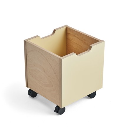 Schubladeneinsatz RICO mit Rollen, gelb