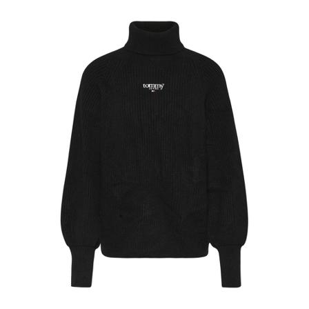 Tommy Jeans Turtlenecks Sort, Dame