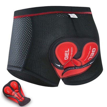 Cykelunderkläder 3D vadderade cykelshorts för män