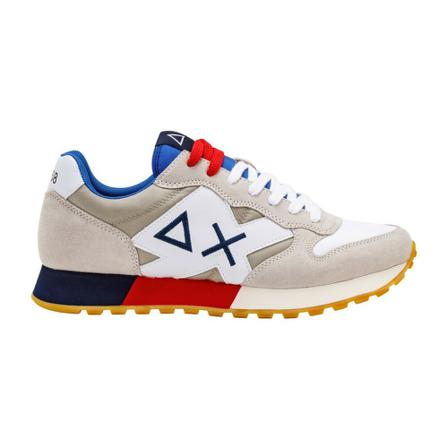 Sun68 - Sneakers - Vit - Herr - Storlek: 44 Eu, Herr, Storlek: 44 EU