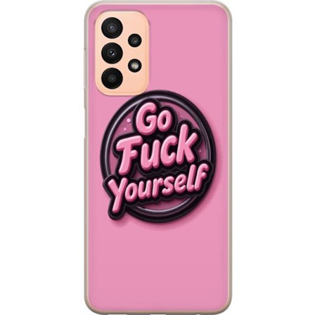 Yhteensopiva Puhelinkuori Samsung Galaxy A23 Rosa emblemform