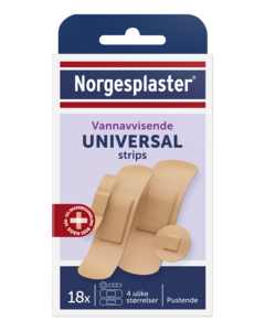 Norgesplaster universal strips plaster 18 stk