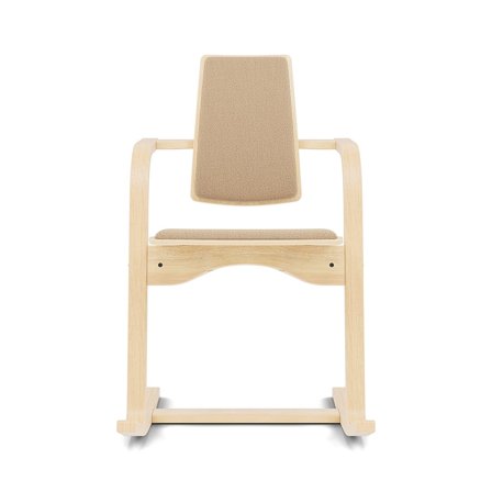 Varier Furniture Actulum - Brown Wool - Natural base