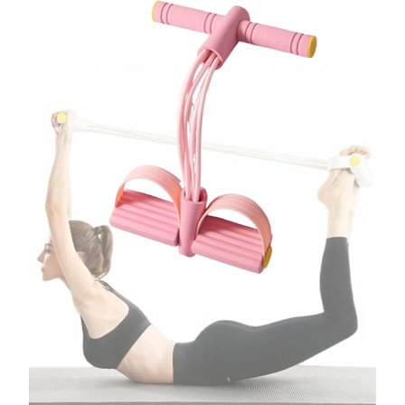 Multifunktionelt spændingsreb, 8-rørs elastiske trækbåndsmodstandsbånd til træning af hele kroppen, hjemmetræning for voksne