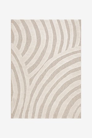 KM Home - Tæppe Nature - Beige - Fladvævede tæpper - 200X290 - Fra Homeroom