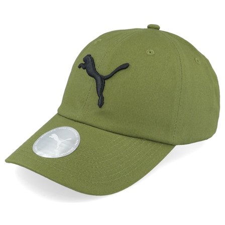 Puma - Grün unconstructed Cap - Essential Cat Logo Cap Green Dat Cap / Unstructured @ Hatstore