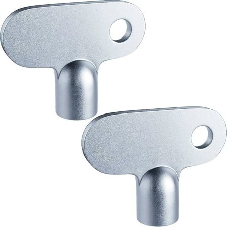 2 st Radiatornyckel Solid Radiator Luftningsnyckel Fyrkantsöppning Radiatornyckel Lättgrepp Hårdvara Klocka för Ventil Skruvstorlek 5mm