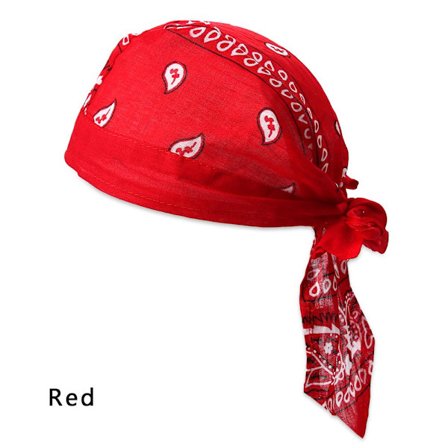 Merirosvohattu MuslimTurban Headscarf Bandana RED - spot-myynti