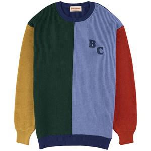 Kids - Bobo Choses BC Color-blocked Knit Sweater Multicolor 8-9 Years - Jumpers and knitwear - 8-9 years - Blue