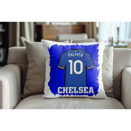 Cole Palmer Kuddfodral med fotbollströja tryck design Chelsea