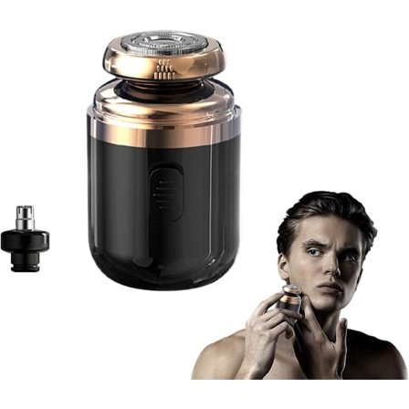 2-i-1 Mini Elektrisk Rakapparat, Mini Portabel Elektrisk Rakapparat, Elektrisk Rakapparat för Män, USB-Uppladdningsbar Rakapparat
