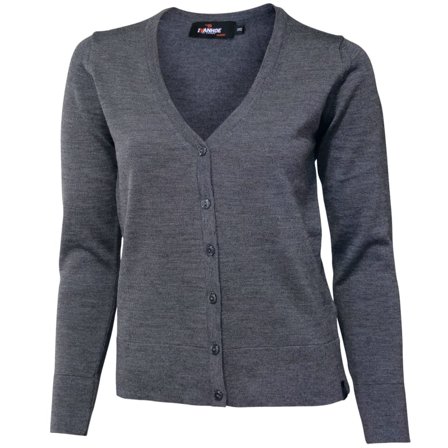 Ivanhoe Women's Cashwool Cardigan Women long-sleeved sweaters Grey 38