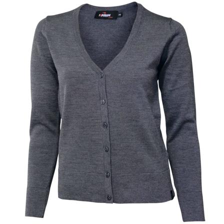Ivanhoe Women's Cashwool Cardigan Women long-sleeved sweaters Grey 36