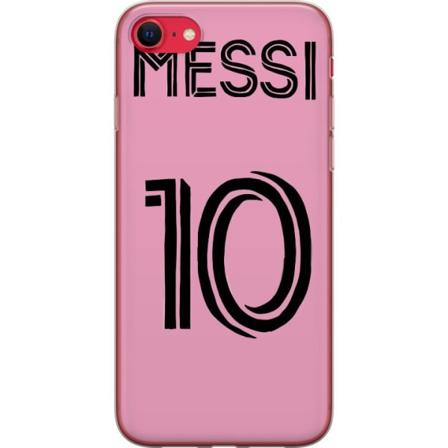 Apple iPhone SE (2022) Genomskinligt Skal Lionel Messi (Inter