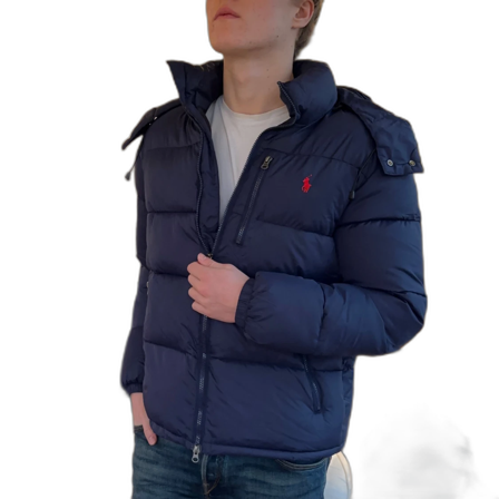 Mörkblå pufferjacka från Polo Ralph Lauren