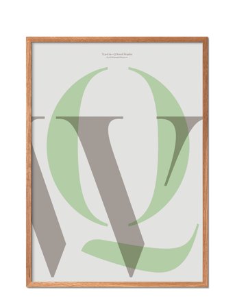 Poster & Frame Ilwt-Qw - Multi/patterned - 50X70CM