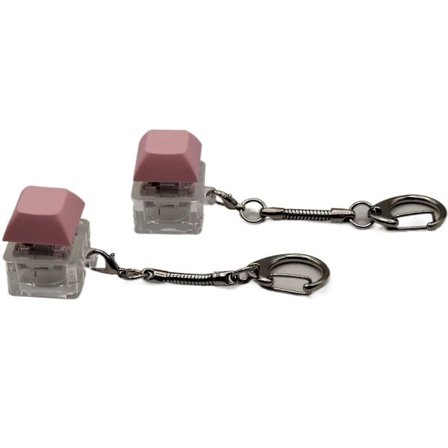 Tangentbord Clicker med LED-ljus Tangentbord Fidget Toys ROSA