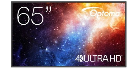 Optoma N3651K N-Series - 65" LED-bakgrunnsbelyst LCD-skjerm - 4K - for digital skilting / konferanse