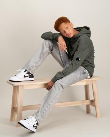 C.P. Company SWEATSHIRT W/HOOD Groen Hoodies Jongens - Kids Brand Store