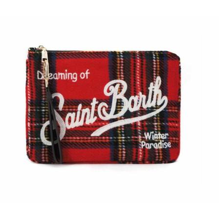 Saint Barth Bags Rød, Dame Punge og Kortholder, Størrelse: ONE Size