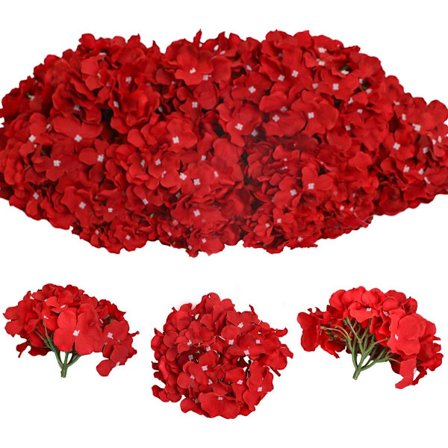 10 kpl keinotekoisia hortensia kukkia, Tekokukat hortensia kukinnot