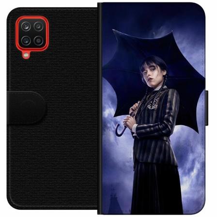 Samsung Galaxy A12 Plånboksfodral Wednesday Addams