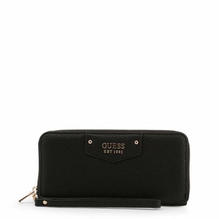 Guess Pung Sort, Dame Punge og Kortholder, Størrelse: ONE Size