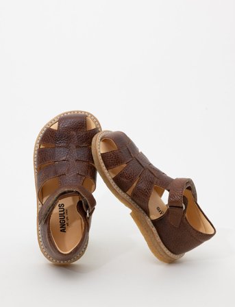 ANGULUS Sandals - Flat - Closed Toe - Brown - 25