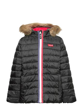 Lvg Tape Detailed Puffer Foret Jakke Sort Levi's
