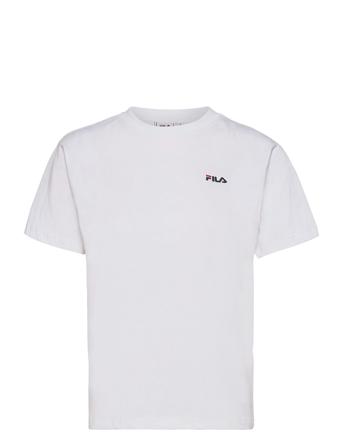 Women Eara Tee T-shirts & Tops Short-sleeved Hvit FILA*Betinget Tilbud