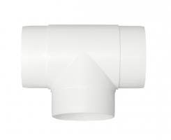 Fresh 840492 T-stycke Ø100 mm, Ventilation