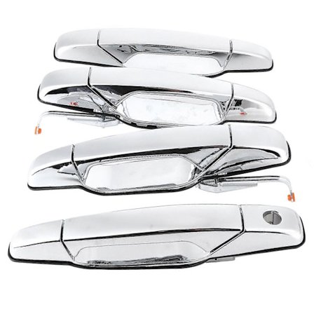 4kpl Ulko-oven kahva kromi vasen oikea 20828258 Korvaava sopii Cadillac Escaladeen