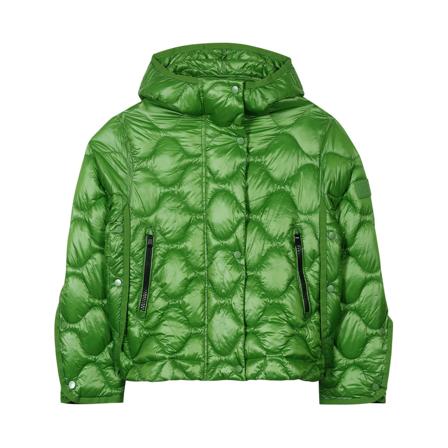Luisa Cerano, Down Jackets Groen, Dames, Maat:M,polyester