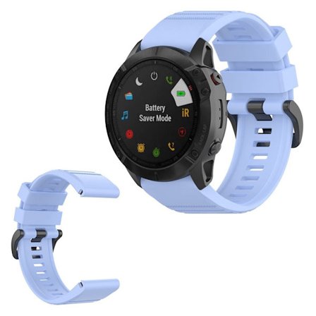 Garmin Fenix 6X hållbar klockarmband - baby blå