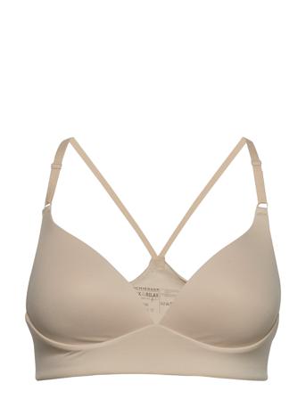 Padded Underwire Bra Lingerie Bras & Tops Soft Bras Non Wired Bras Beige Schiesser