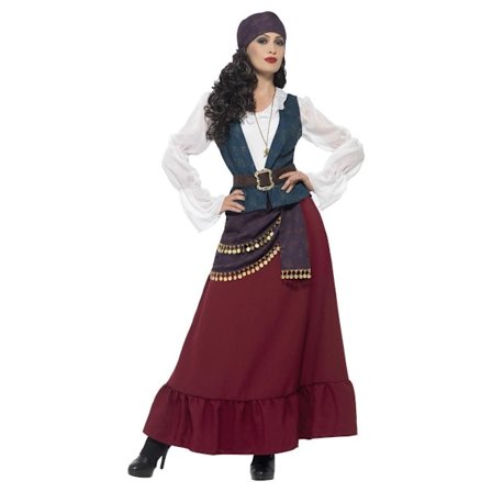 Smiffys Dam/Dam Deluxe Buccaneer Beauty Piratdräkt Set