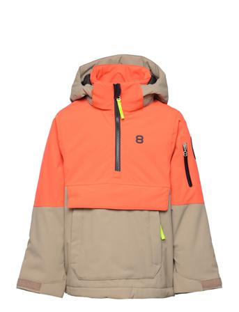 Snowmass Jr Anorak Outerwear Snow/ski Clothing Snow/ski Jacket Multi/mønstret 8848 Altitude
