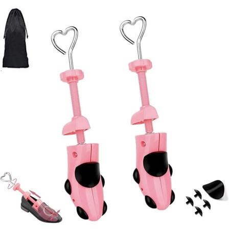 3-pack skosträckare, skosträckare skostöd, justerbar längd och bredd för män och kvinnor (storlek 35-42)