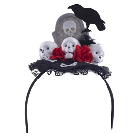 Hodebånd ravn Dia de los muertos kvinne