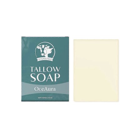 Gräsbetes Smör Tvål - Skonsam Rengöring & Återfuktning för Mjuk Hud, 100g