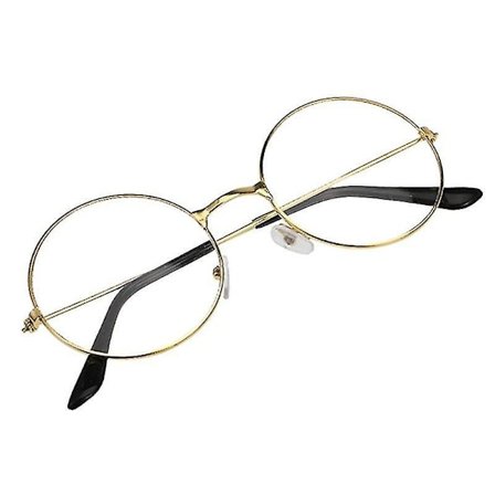 Unisex Retro Runde Sirkel Metallramme Briller db