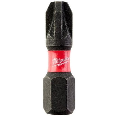 Milwaukee SHOCKWAVE Impact Duty PZ3 Bits 2-pakning 25 mm, Maskintilbehør & forbruk