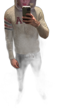 Stickad hoodie från Abercrombie & Fitch