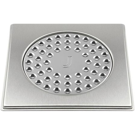 Jafo 7133904 Slukrist 200 x 200 mm, rustfritt stål, Innendørsavløp